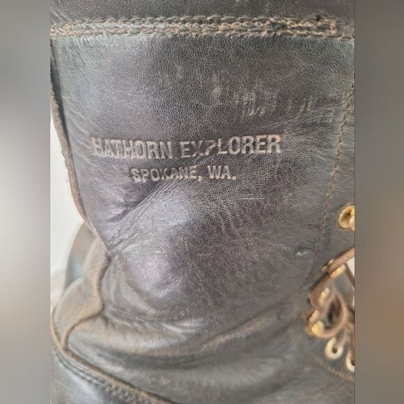 Hathorn Brown western lase-to- Toe Boots size men 7D women's 9.5 - Picture 2 of 9